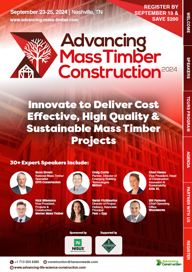 Picture of Advancing Mass Timber Construction 2024 brochure cover